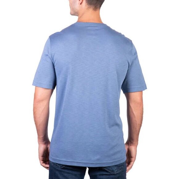 NEW Kirkland Signature Slub Tshirt | Blue - Picture 3 of 4